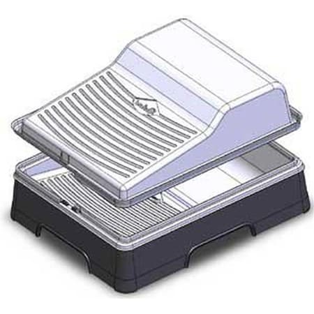 Articulos Para El Hogar 4 Lite 9.5 in. 2-in-1 Liner Paint Tray 1857150